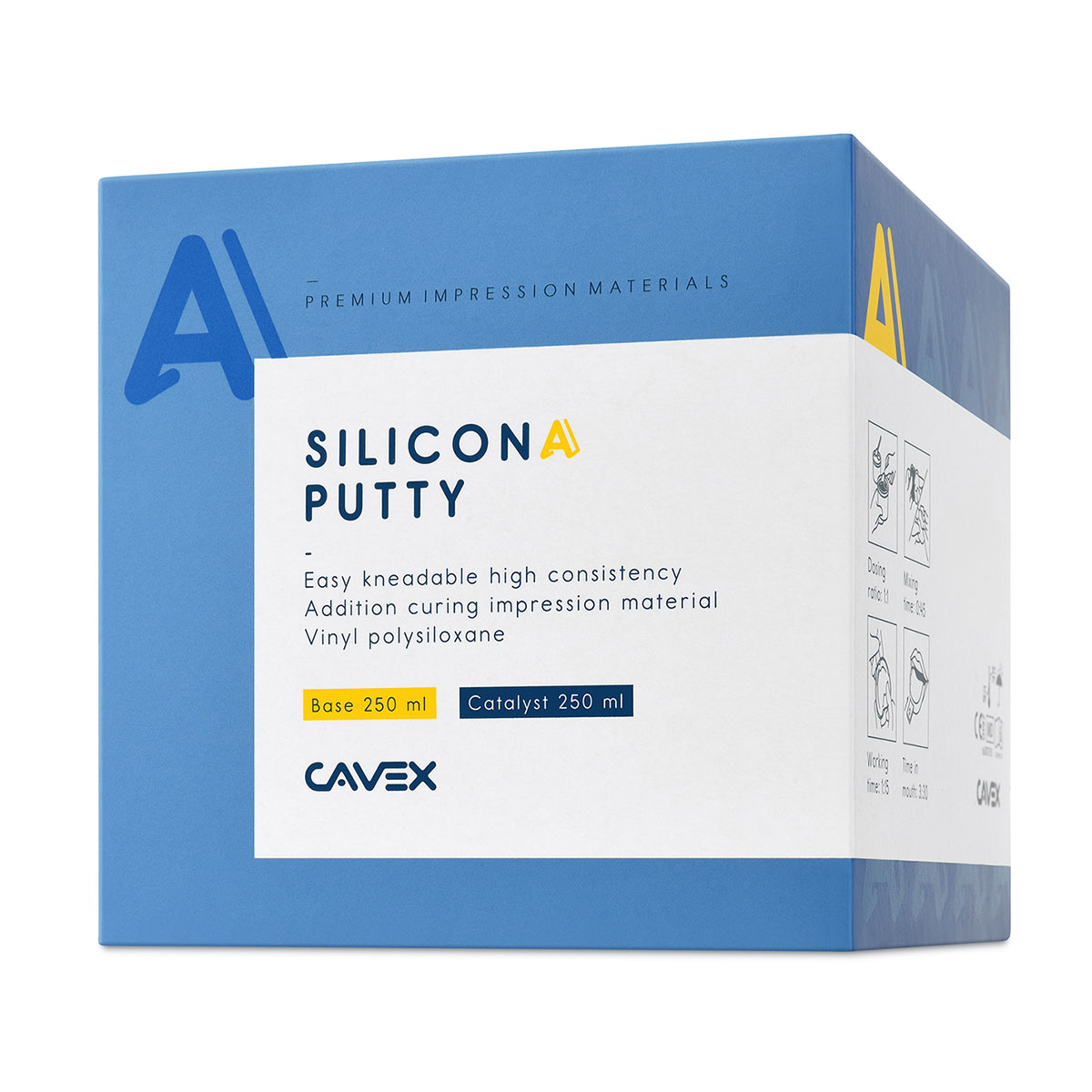 Cavex SiliconA putty yellow 2 x 250ml